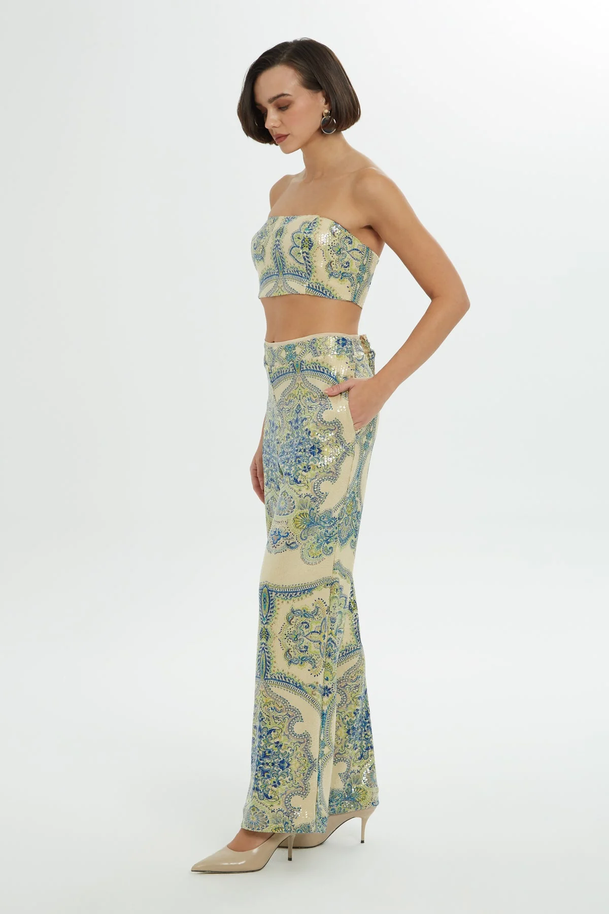 Sequin Detailed Bustier - Image 4