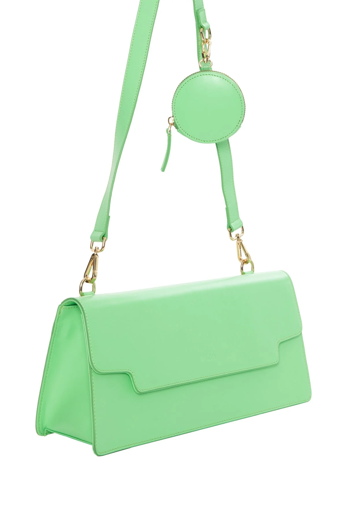 Small Rectangle Leather Bag - Image 3