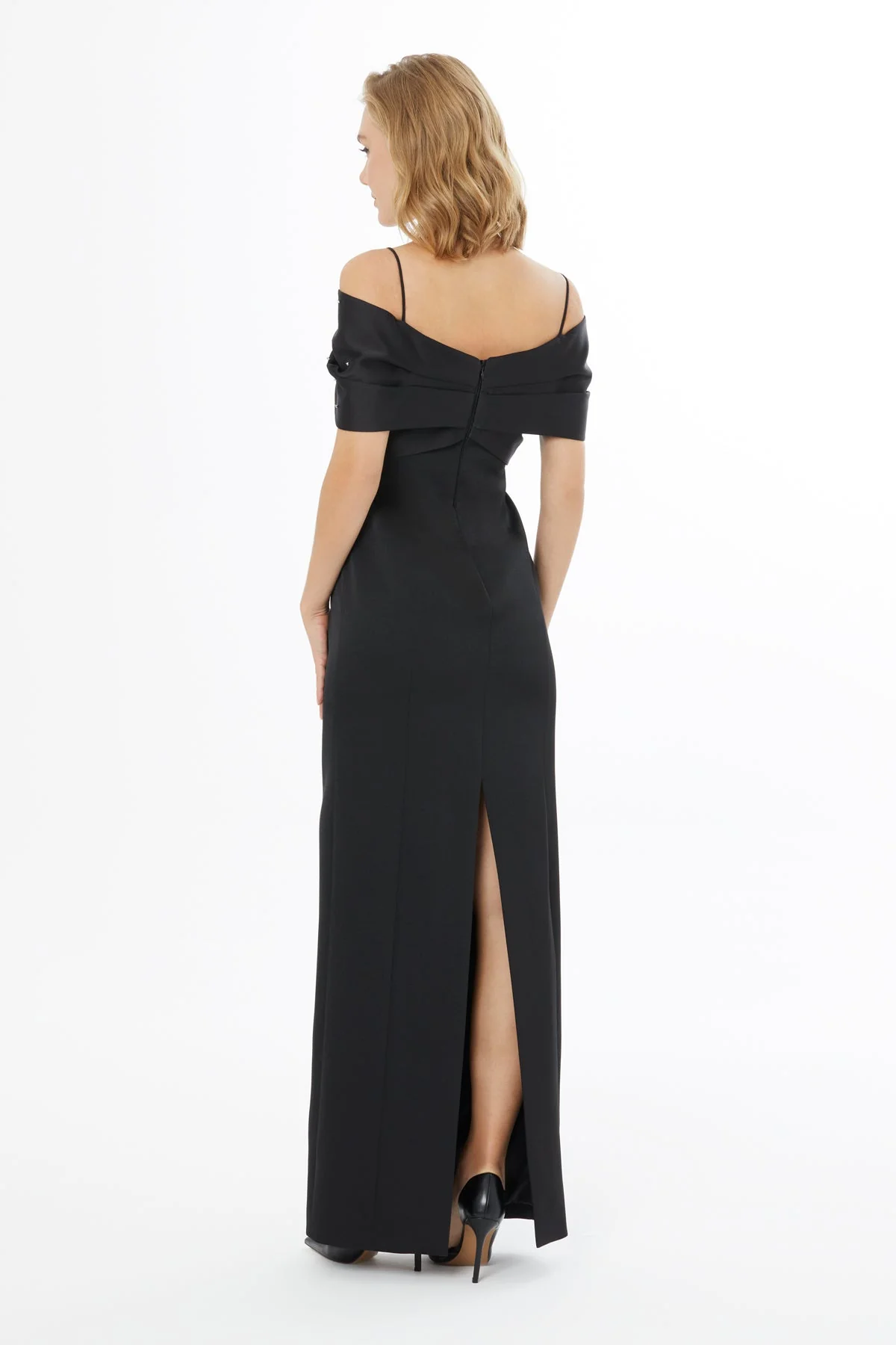 Stone Embellished Long Dress - Image 3
