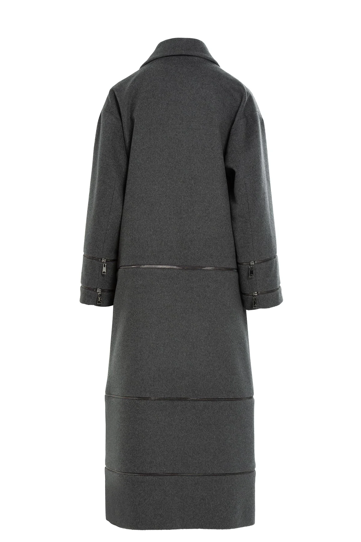 Three Length Options Long  Cashmere Coat - Image 3