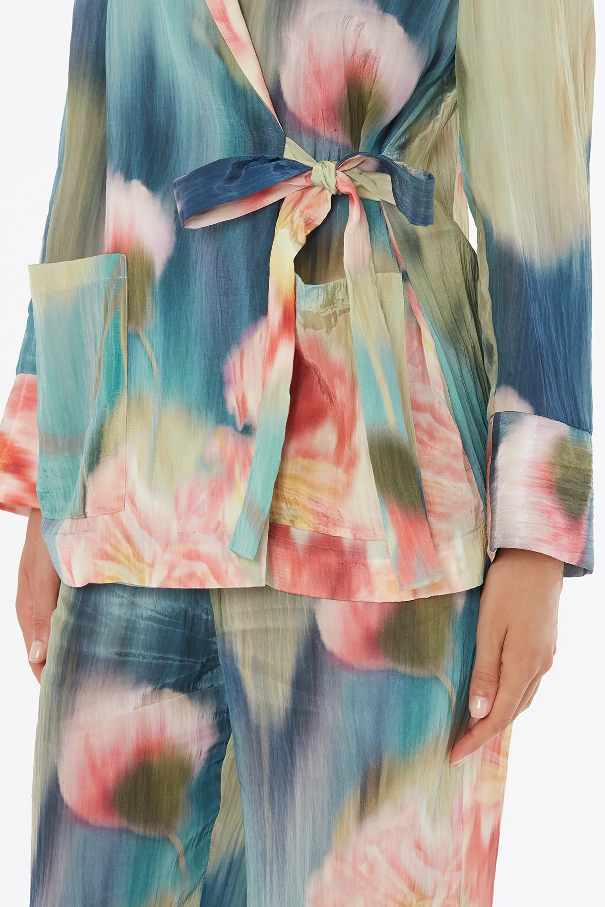 Tie Detail Utility Jacket - Image 3