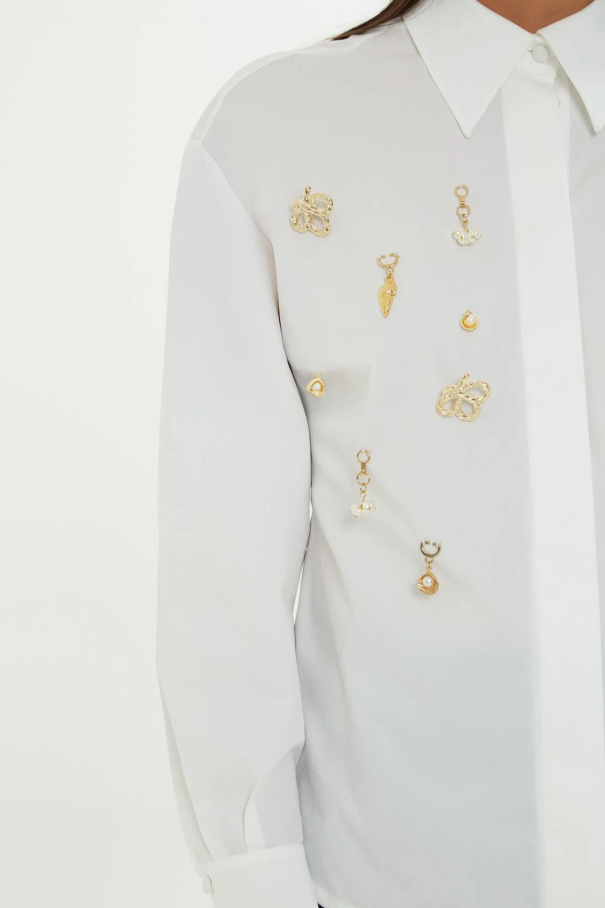 White Embroidered Shirt - Image 2
