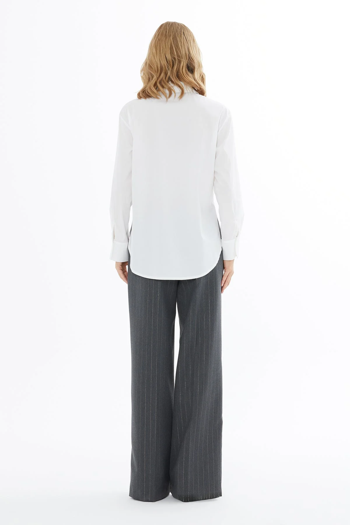 White Shirt with Pocket Detail - Image 5