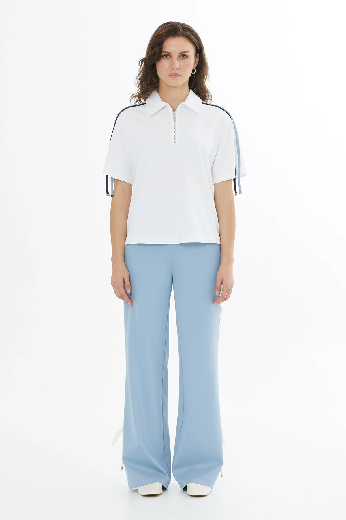 White Tie Detail T-Shirt