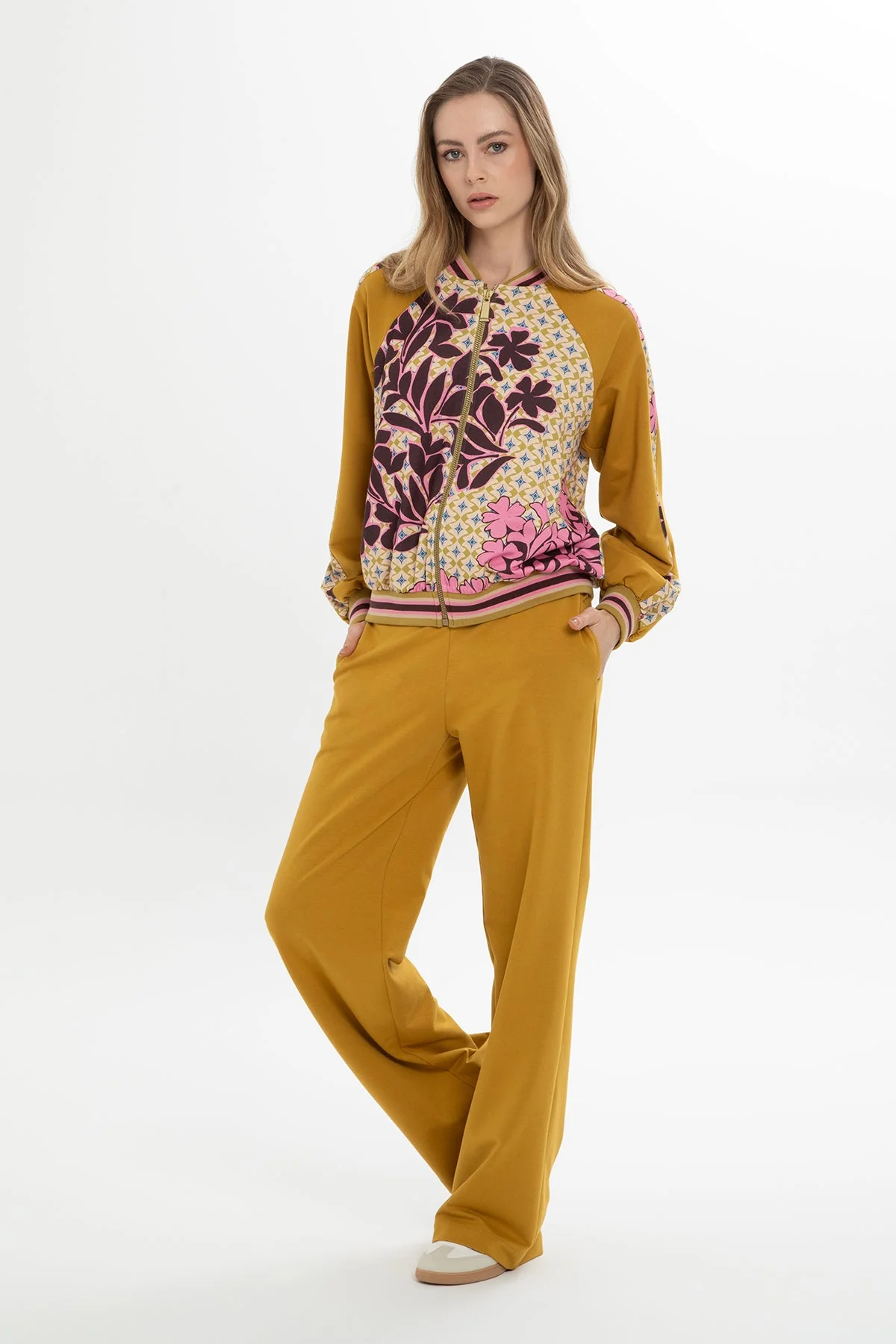 Yellow Patterned Tracksuit