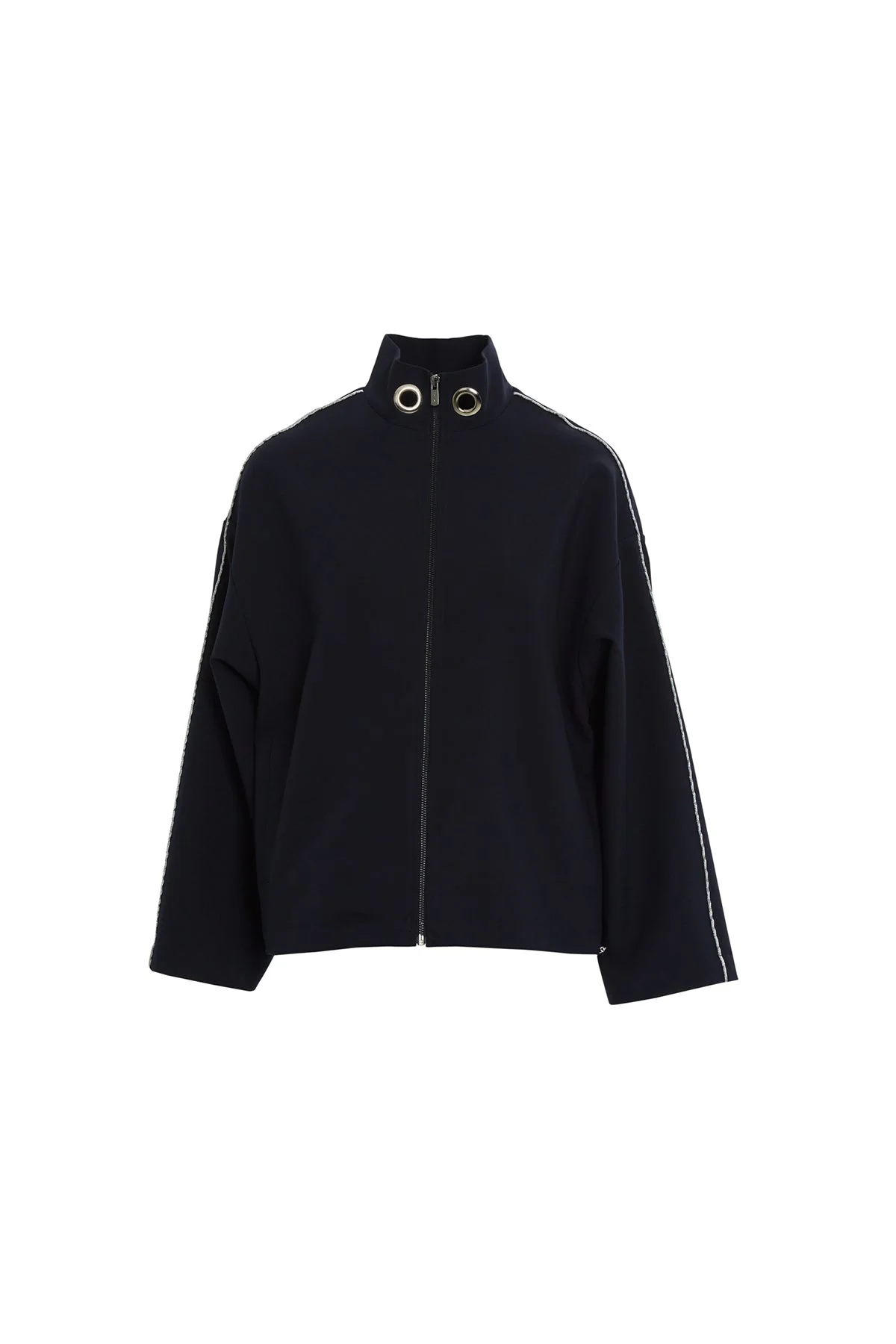 Zip-Front Relaxed Sweatshirt - Image 7